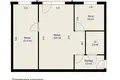 2 room apartment 43 m² Minsk, Belarus