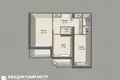 2 room apartment 57 m² Minsk, Belarus