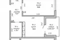 Квартира 1 комната 48 м² Минск, Беларусь