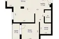 Квартира 2 комнаты 62 м² Минск, Беларусь