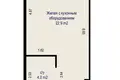 1 room apartment 27 m² Minsk, Belarus