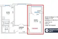 Квартира 2 комнаты 47 м² Минск, Беларусь