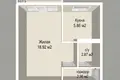 1 room apartment 31 m² Minsk, Belarus