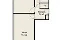 2 room apartment 50 m² Minsk, Belarus