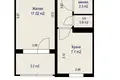 Квартира 1 комната 33 м² Минск, Беларусь