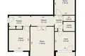 3 room apartment 71 m² Minsk, Belarus