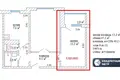 2 room apartment 47 m² Minsk, Belarus