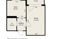 Квартира 1 комната 31 м² Минск, Беларусь