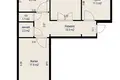3 room apartment 72 m² Minsk, Belarus