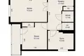 2 room apartment 57 m² Minsk, Belarus