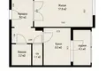 Квартира 1 комната 40 м² Минск, Беларусь