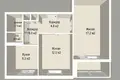 2 room apartment 51 m² Minsk, Belarus
