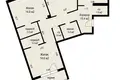 3 room apartment 90 m² Minsk, Belarus