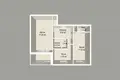 2 room apartment 48 m² Minsk, Belarus