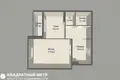 1 room apartment 42 m² Minsk, Belarus