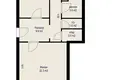 2 room apartment 61 m² Minsk, Belarus