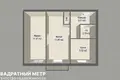 2 room apartment 37 m² Minsk, Belarus