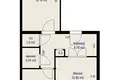 2 room apartment 56 m² Minsk, Belarus