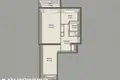 Квартира 2 комнаты 52 м² Минск, Беларусь