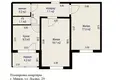 2 room apartment 56 m² Minsk, Belarus
