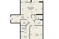 Квартира 4 комнаты 109 м² Минск, Беларусь