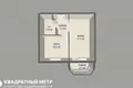1 room apartment 38 m² Lyasny, Belarus