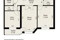 2 room apartment 50 m² Minsk, Belarus