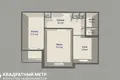 2 room apartment 51 m² Minsk, Belarus