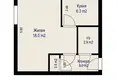 Квартира 1 комната 31 м² Минск, Беларусь