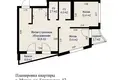 3 room apartment 67 m² Minsk, Belarus
