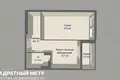 2 room apartment 46 m² Minsk, Belarus
