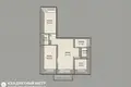 3 room apartment 58 m² Machulishchy, Belarus