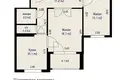 2 room apartment 58 m² Minsk, Belarus