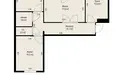 3 room apartment 78 m² Minsk, Belarus