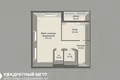 2 room apartment 59 m² Kopishche, Belarus