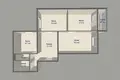 Квартира 3 комнаты 69 м² Минск, Беларусь