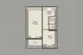 Квартира 1 комната 33 м² Минск, Беларусь