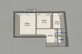 Квартира 2 комнаты 67 м² Минск, Беларусь