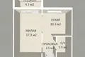 1 room apartment 38 m² Kopishche, Belarus