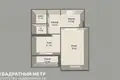 1 room apartment 42 m² Minsk, Belarus