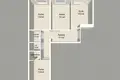 3 room apartment 75 m² Minsk, Belarus