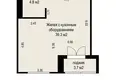 2 room apartment 47 m² Minsk, Belarus