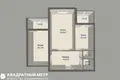 2 room apartment 59 m² Machulishchy, Belarus