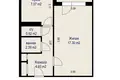 Квартира 1 комната 34 м² Минск, Беларусь