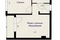 Квартира 1 комната 33 м² Минск, Беларусь