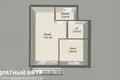 1 room apartment 29 m² Minsk, Belarus