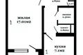 1 room apartment 33 m² Minsk, Belarus