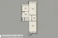 2 room apartment 62 m² Lida, Belarus