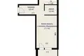 2 room apartment 37 m² Kopishche, Belarus