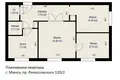 3 room apartment 54 m² Minsk, Belarus